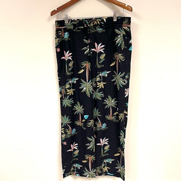 š OldāNavyālinenāblendĀ tropicalāprintāpants.āāSizeāM - Picture 1 of 6